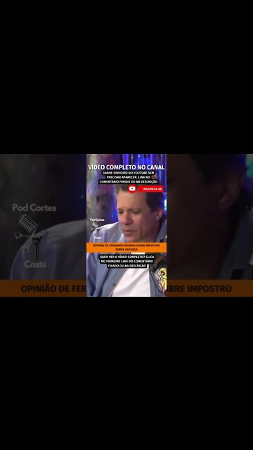 IMPOSTO SOBRE HERANÇA #shorts #haddad #fernandohaddad #imposto #herança #impostos #eleições2022