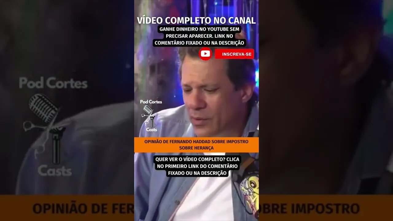 IMPOSTO SOBRE HERANÇA #shorts #haddad #fernandohaddad #imposto #herança #impostos #eleições2022