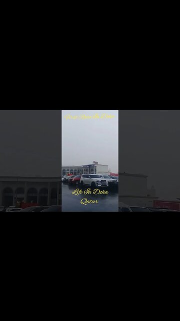 First Rain 🌧️ In Doha Qatar 2022 #qatarrain