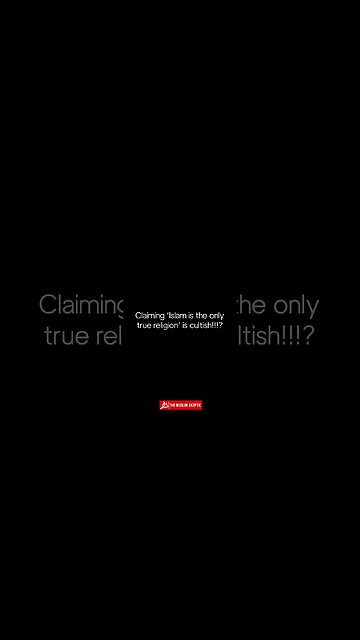 Hamza Yusuf, Is Islam the Exclusively True Religion or Not?!