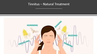 Tinnitus Natural Treatment with Herbs & Supplements