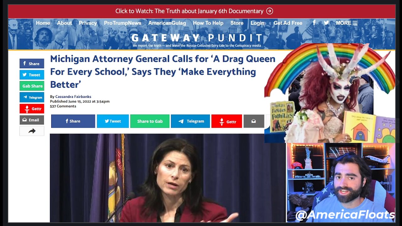 Michigan AG Calls For 'A Drag Queen In EVERY School', 'They Make Everything BETTER!'