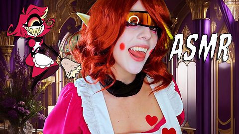 ASMR Sylk As Niffty Lens Licking | Tongue Fluttering Close & Far | Hazbin Hotel Cosplay