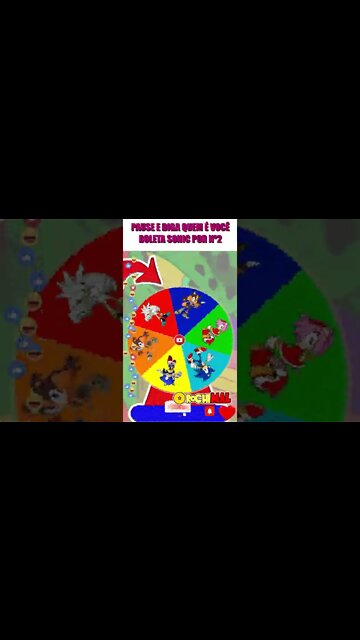 PAUSE E DIGA QUEM É VOCÊ ROLETA SONIC POR Nº2 #shorts