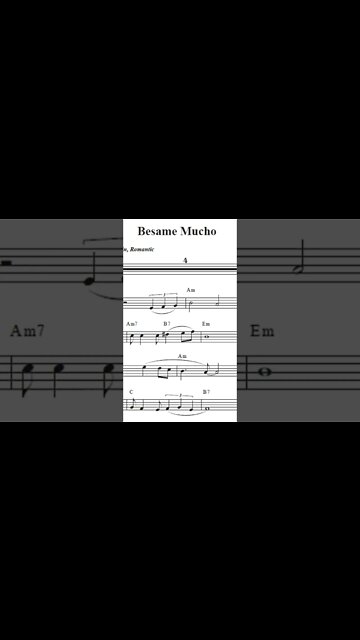 Besame Mucho, Consuelo Velazquez [TRUMPET COVER] [ Bb Instr. PLAY ALONG]