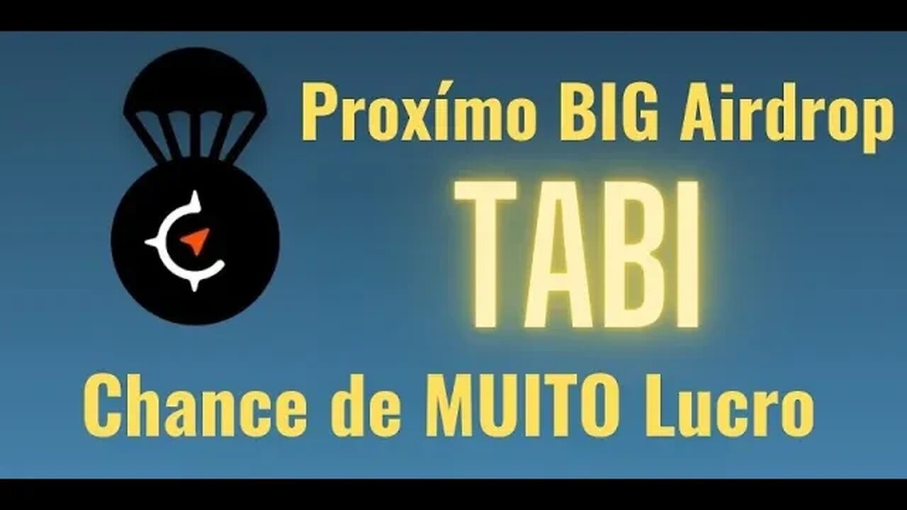 AIRDROP RETROATIVO TABI (PROXÍMO BIG AIRDROP) NÃO PERCA ESSE PROJETO QUE ESTÁ PARA EXPLODIR MUITO