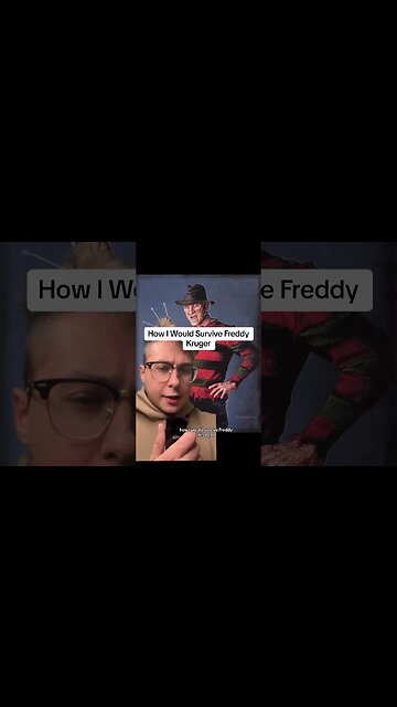 How I Would Survive Freddy Kruger 😱 #shorts #scary #horrormovie