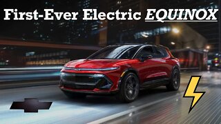 First-Ever Electric Chevrolet Equinox EV Compact SUV | iConcept Sports