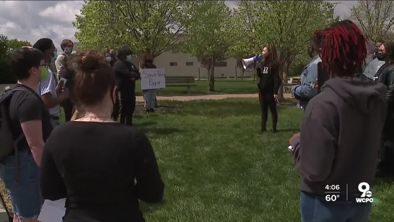 NKU students march to protest repeated racist vandalism