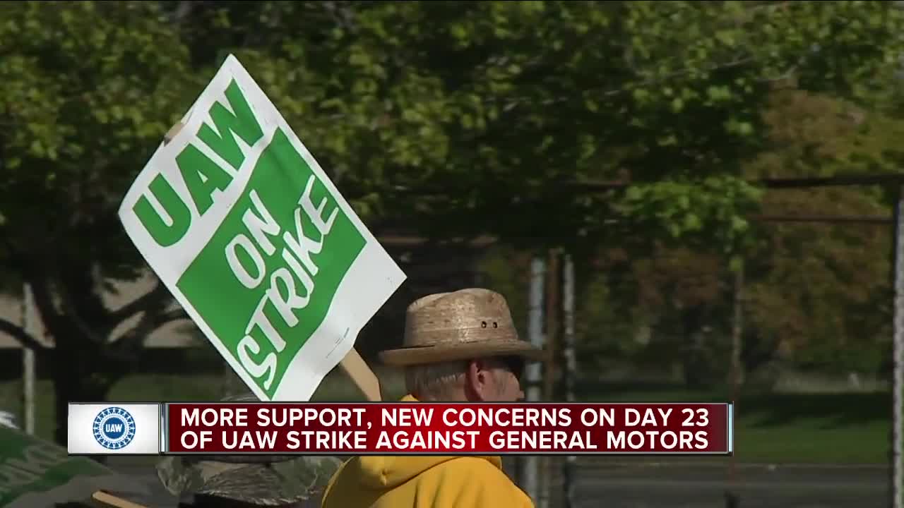 More support, new concerns on Day 23 of UAW strike against General Motors
