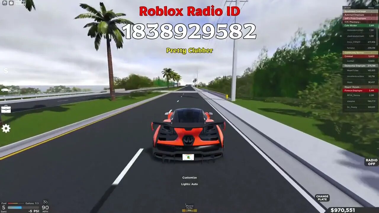 Clubber Roblox Radio Codes/IDs