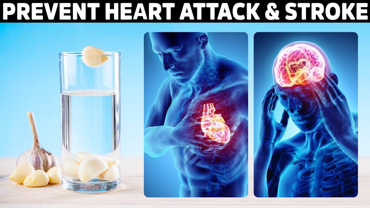 DRINK 1 CUP PER DAY to Prevent Heart Attacks and a Stroke (GARLIC WATER) - Dr. Berg