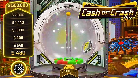 BIG BETS ON NEW CASH OR CRASH LIVE GAMESHOW!