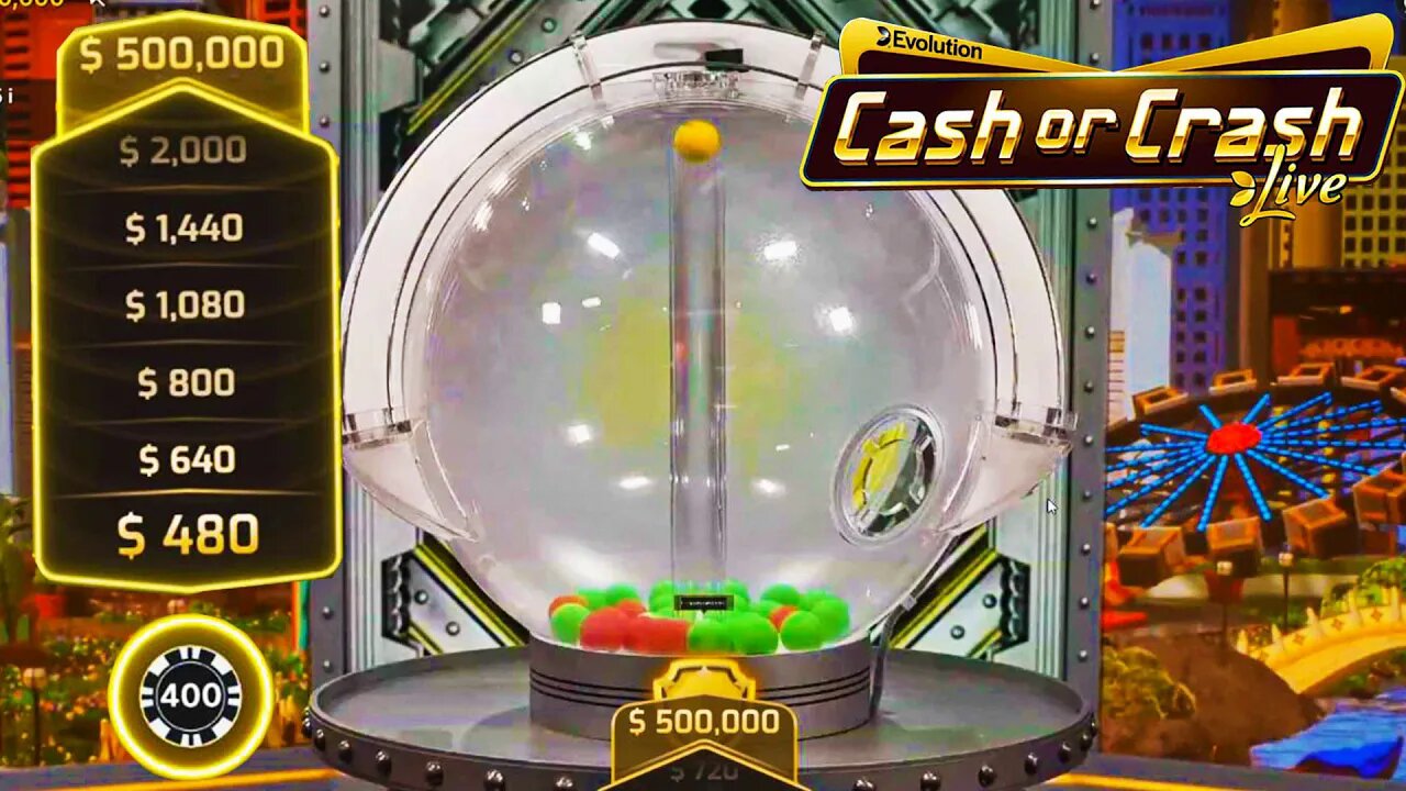 BIG BETS ON NEW CASH OR CRASH LIVE GAMESHOW!