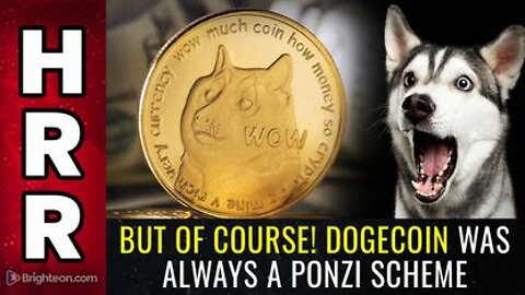 06-20-22 - But of Course Dogecoin was ALWAYS a PONZI Scheme