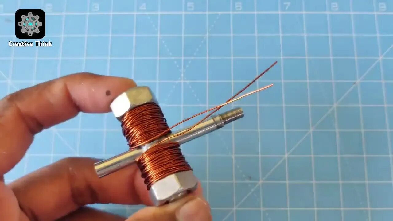 Powerful Mini Brushed Motor Using Free Energy Generator