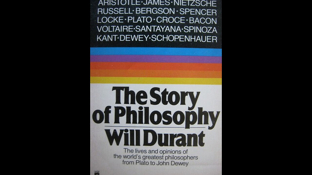 "The Story Of Philosophy" by Will Durant (review)