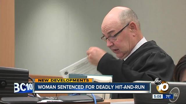 Woman sentenced for deadly hit-and-run in Point Loma