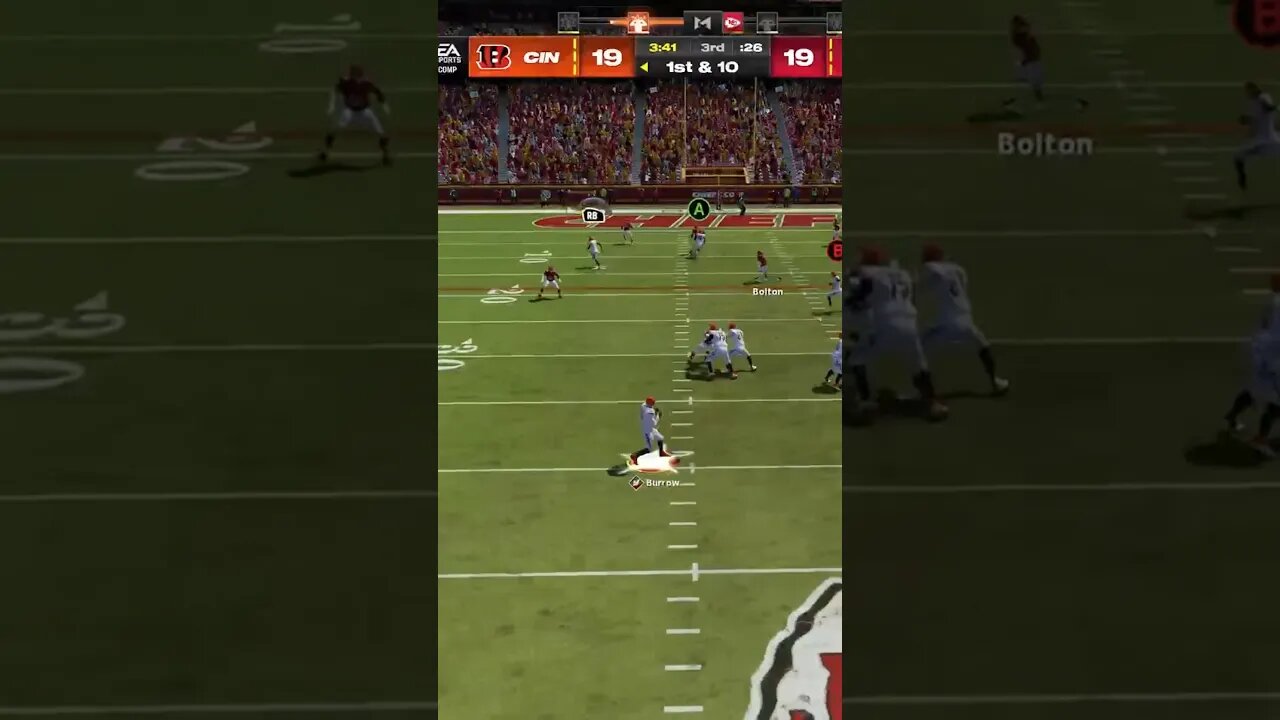 Madden 24 Joe Burrow to Jamarr Chase!!! #madden24 #esgfootball