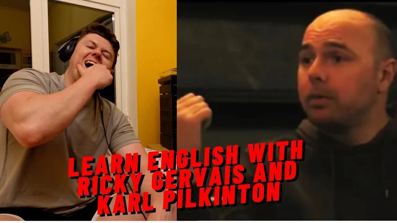 FIRST TIME WATCHING | LEARN ENGLISH WITH RICKY GERVAIS AND KARL PILKINGTON((IRISH REACTION!!))