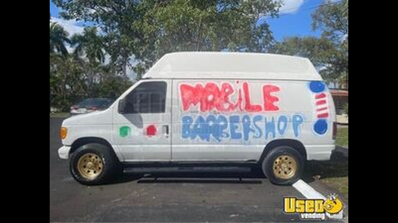 Ford E350 Mobile Barbershop Van | Mobile Business Unit for Sale in Florida!