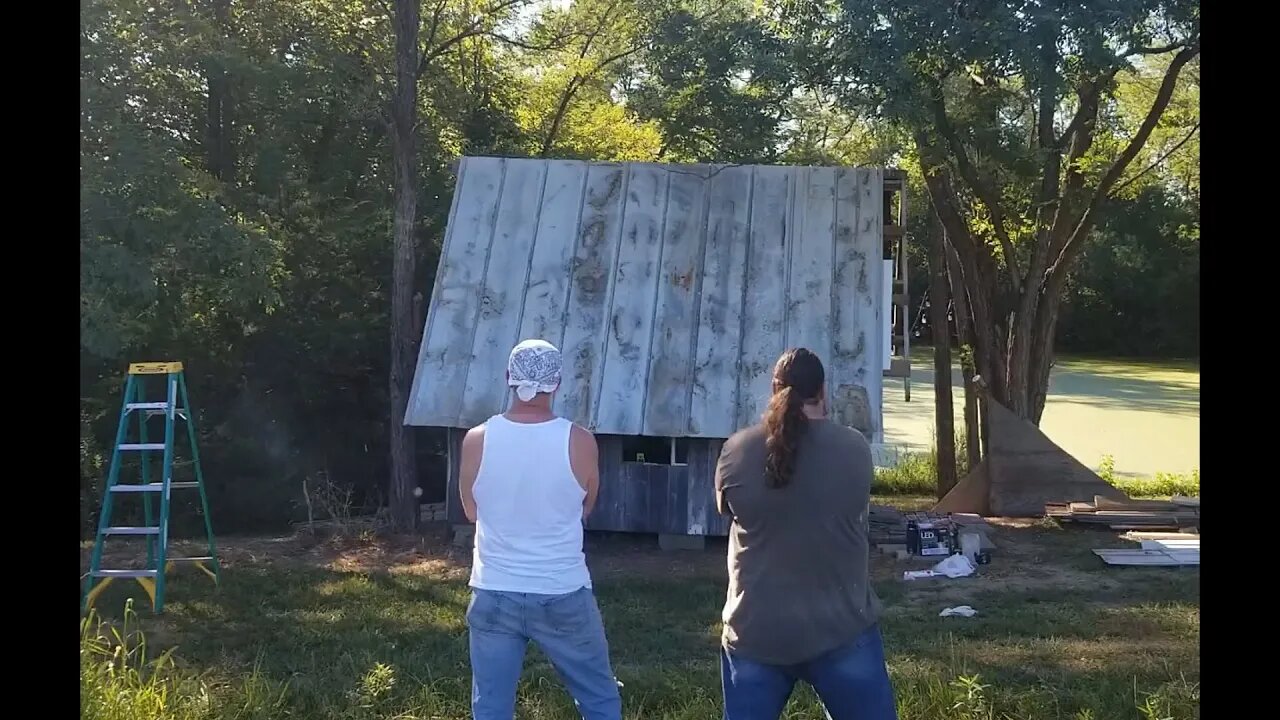 Putting a Roof on my Off Grid Cabin! In the Bush #82