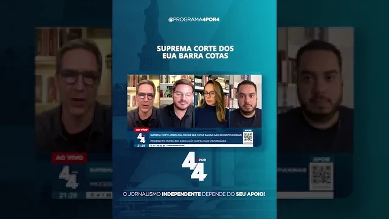 Suprema Corte dos Estados Unidos decide que cotas raciais são inconstitucionais #shorts