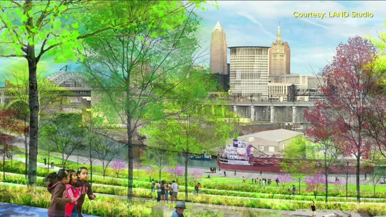 A wrinkle in the plans for Irishtown Bend at the corner of Detroit Avenue and West 25th