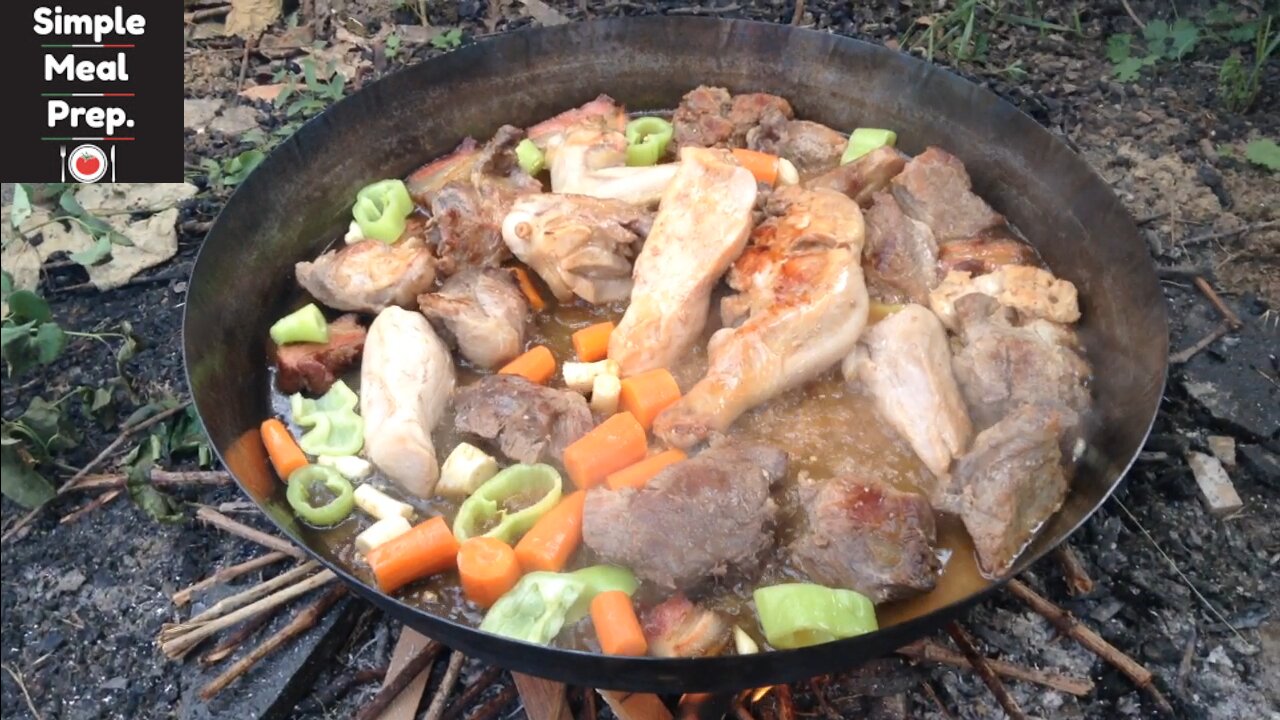 Meat under the "SAČA" pan - frend gera