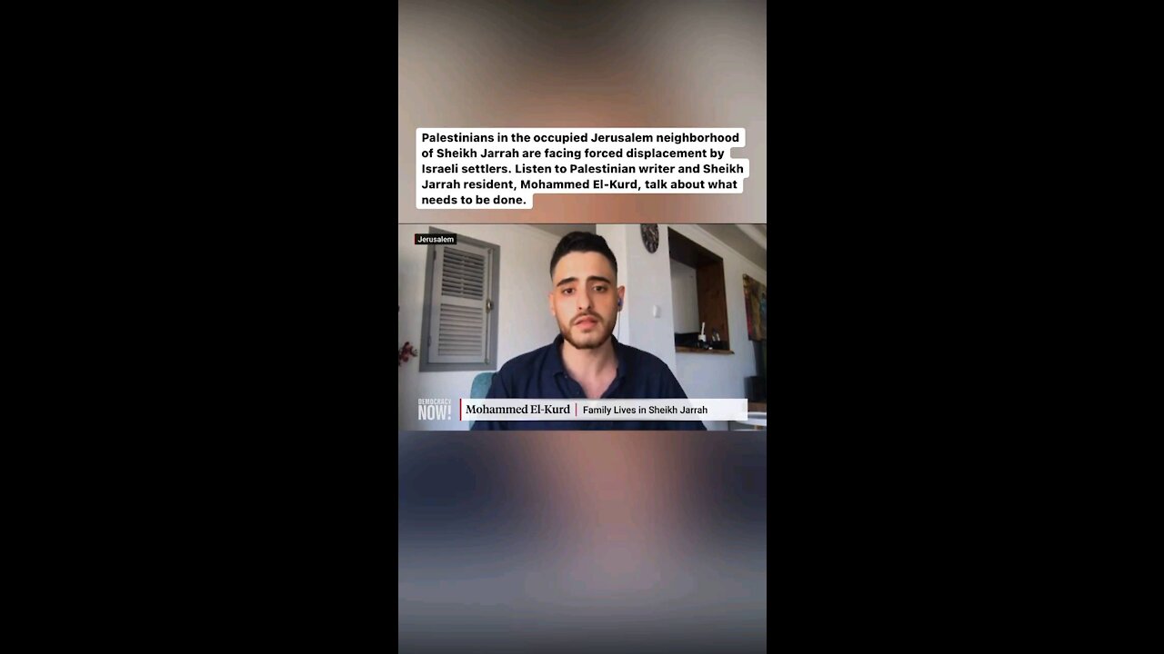 Listen to Palestinian writer and Sheikh Jarrah resident, talk about what needs to be done.
