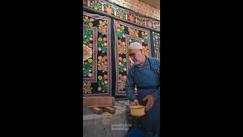 Sumelek, the famous Nevruz holiday dish of Uzbekistan