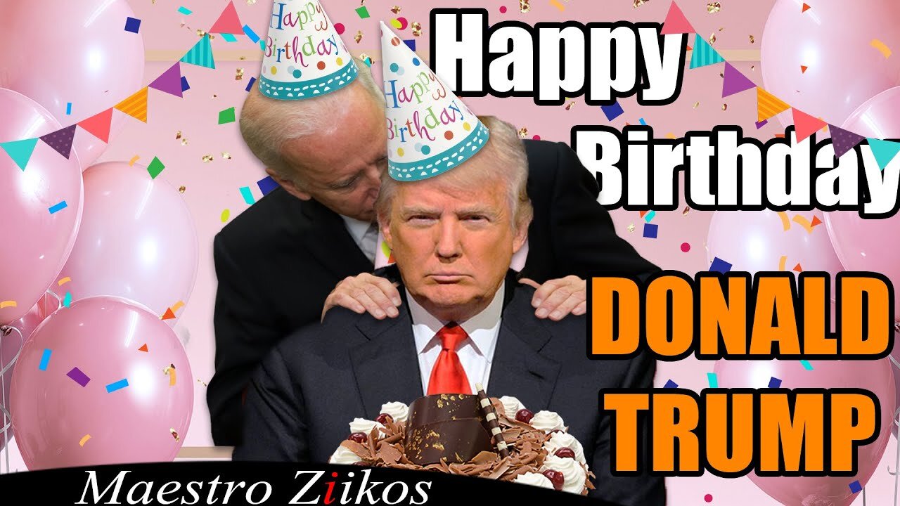 Joe Biden Sings Happy Birthday To Donald Trump 1080p