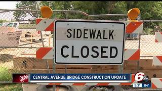 Central Avenue Bridge construction taking a little longer than normal