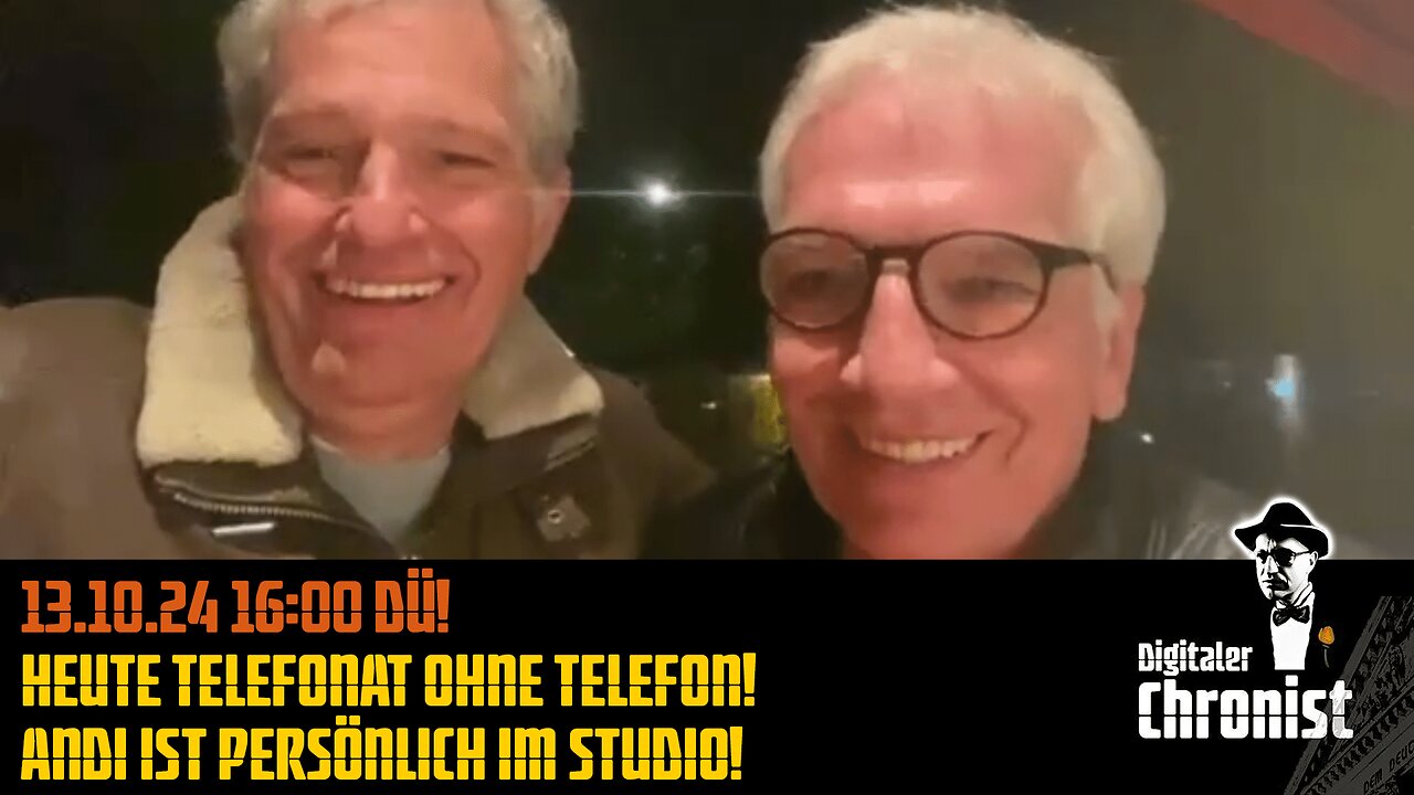 Aufzeichnung vom 13.10.24 Heute Telefonat ohne Telefon! Andi ist persönlich im Studio!