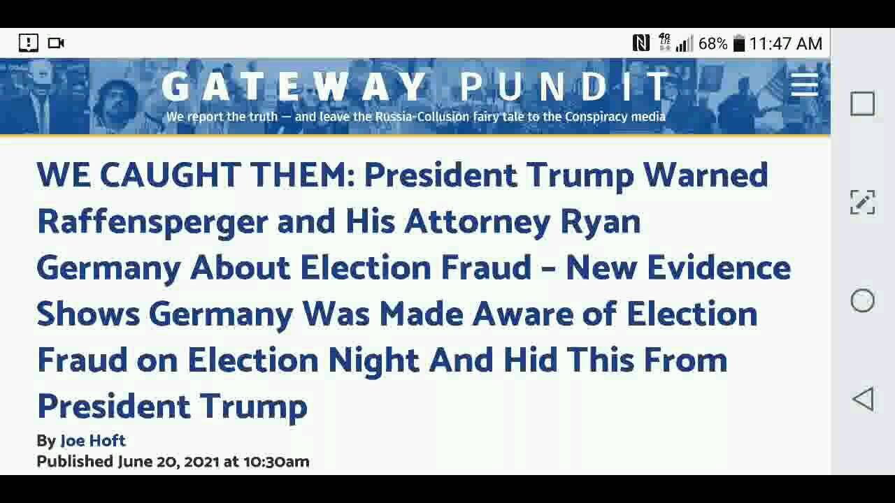 Trump -- We Caught Them...