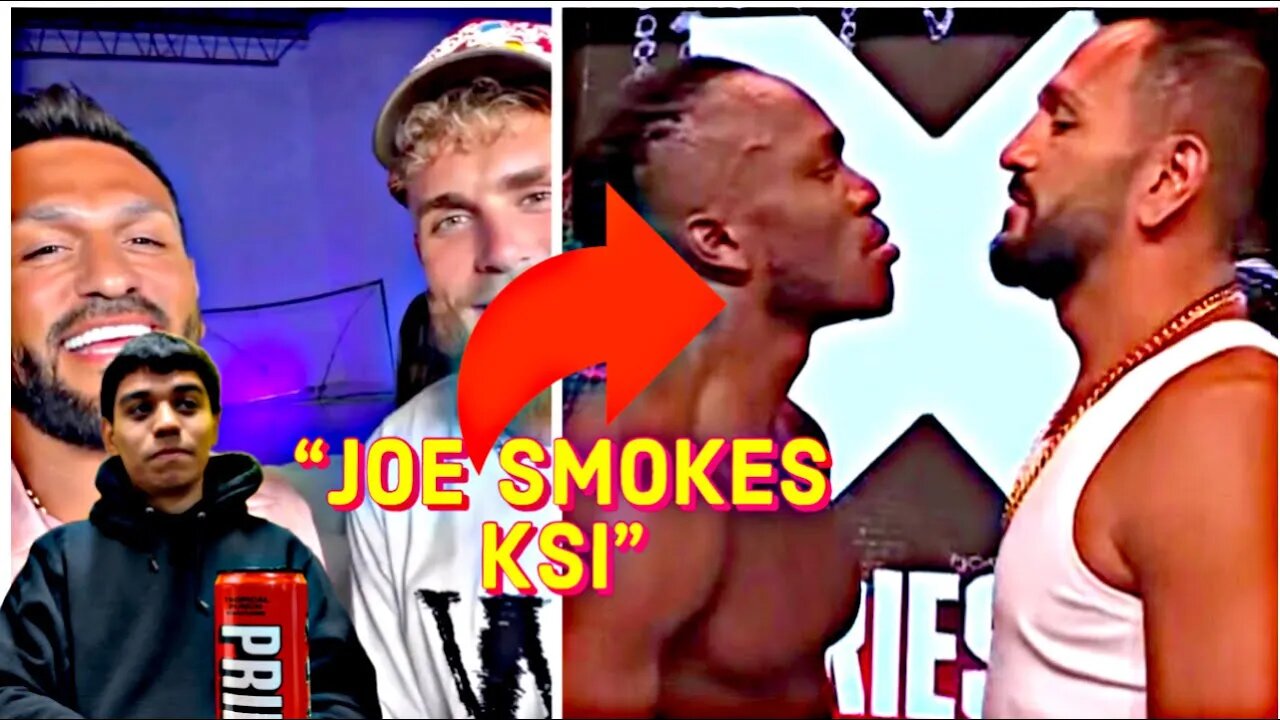 “Joe Fournier SMOKES KSI”-Jake Paul MEETS UP with Joe Fournier ahead of KSI FIGHT