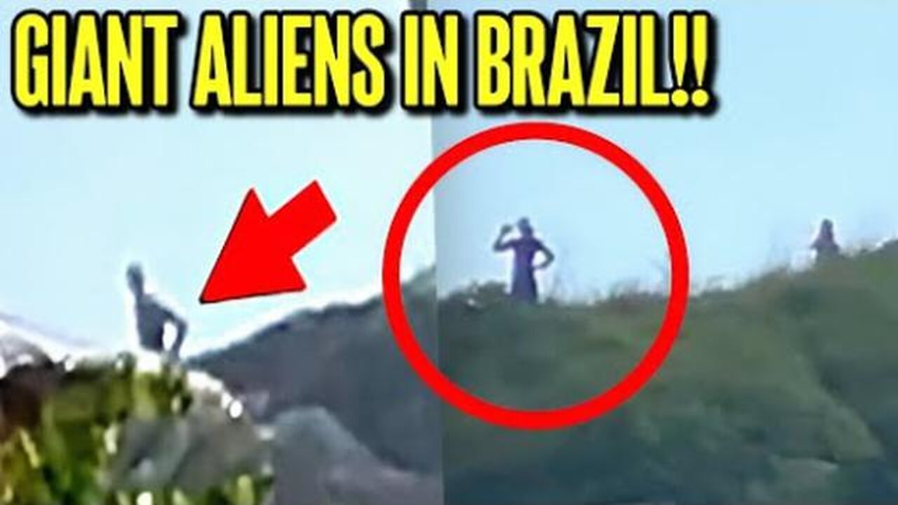 1 Hour Ago: Giant Alien Creatures CAUGHT on Camera