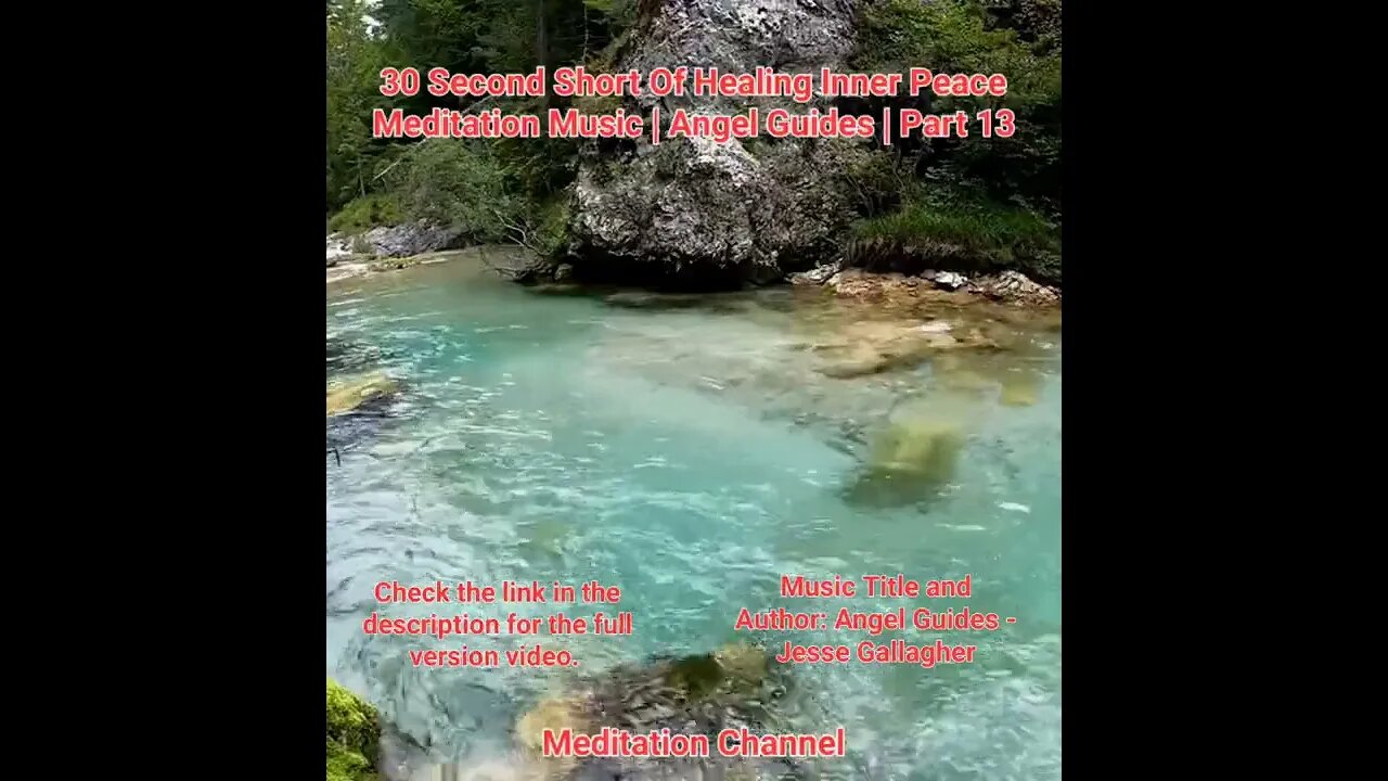 30 Second Short Of Healing Inner Peace Meditation Music | Angel Guides | Part 13 #meditation #shorts