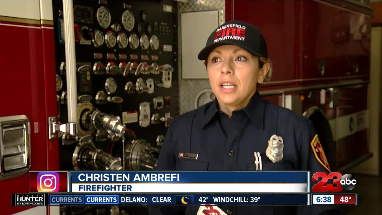 Local female firefighter explains why she got involved in firefighting