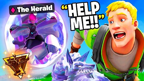 I Pretended To Be BOSS Herald In Fortnite Season 4!