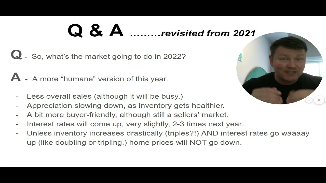 February 2022 GTA Housing Market Update + Q&A ("What's going to happen this year?"...revisited)