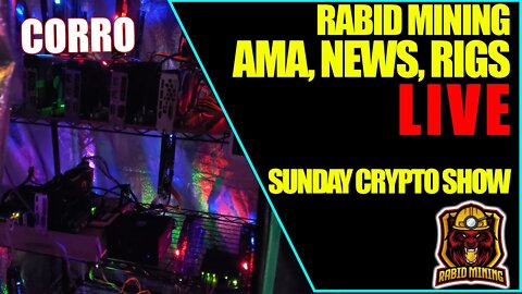 Sunday Crypto Show #17 | Crypto Mining Rig Pics, HiveOS Trex Updated