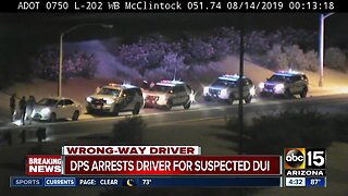 Wrong-way driver stopped on I-10 near Pecos Road