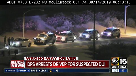 Wrong-way driver stopped on I-10 near Pecos Road