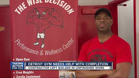 Motor City Match winner needs help to finish his A Wise Decision gym