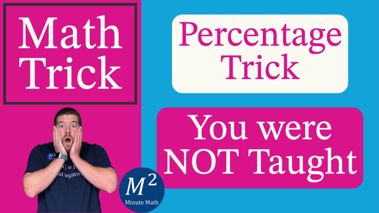 Percentage Trick You Were NEVER Taught in School Minute Math Tricks Part 71-75 #shortscompilation