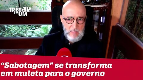 #JosiasDeSouza: Vocábulo 'sabotagem' vai se transformando em uma muleta multiuso