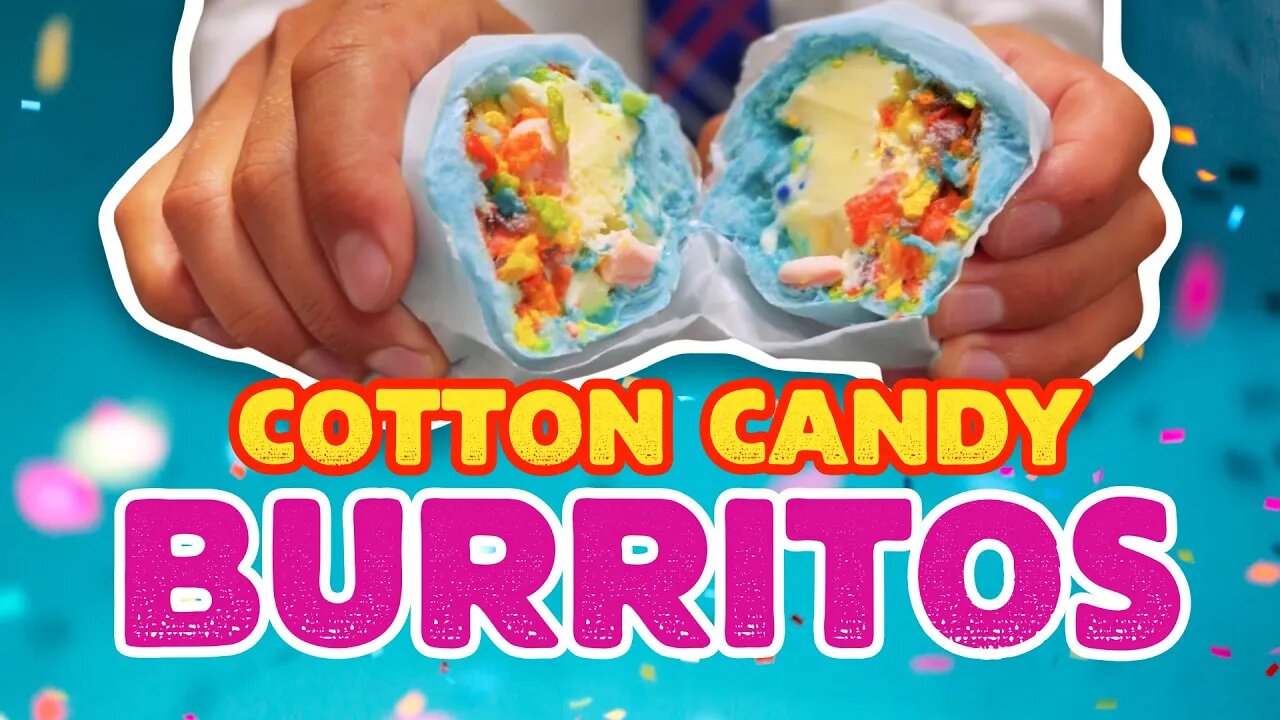 Cotton Candy Burritos | Bus Promotion Idea
