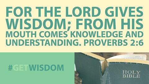 PROVERBS 2:6 NASB 2624 0000400 18238 49