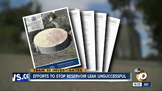 Efforts to stop San Carlos reservoir leak unsuccessful